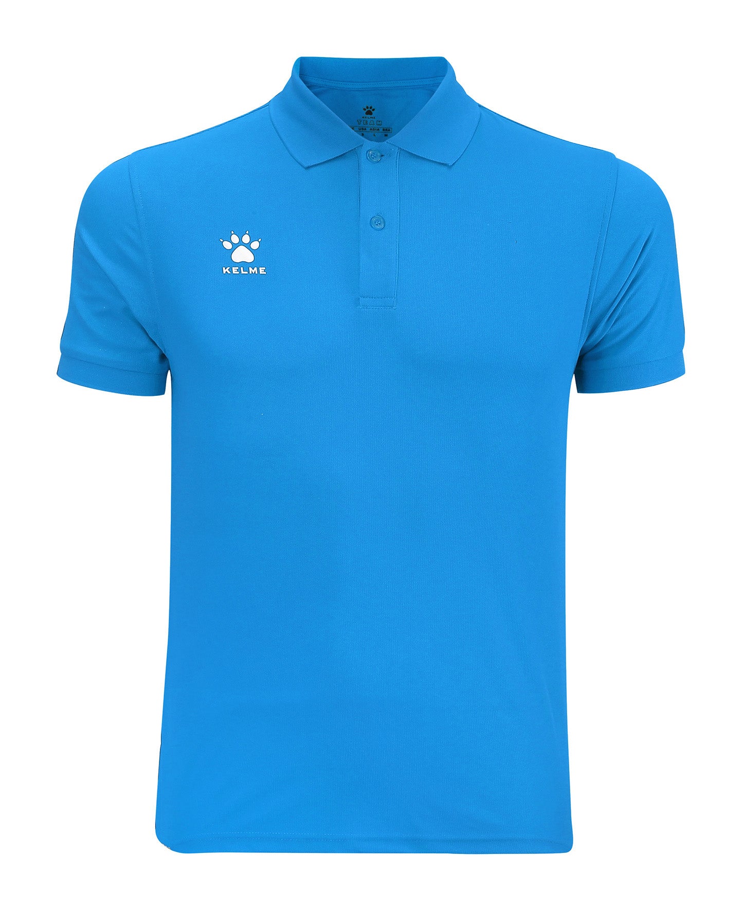 POLO MANGA CORTA BASIC CELESTE