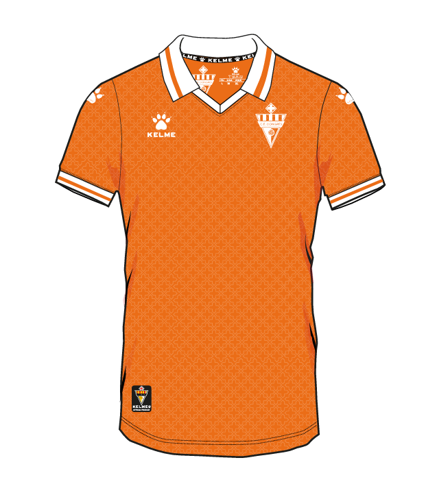 CAMISETA PORTERO CONGRÉS NARANJA Y BLANCO