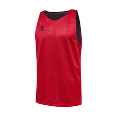 CAMISETA BASKET REVERSIBLE PIVOT ROJO-NEGRO