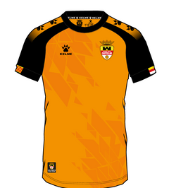 CAMISETA JUEGO CASTELLAR NARANJA Y NEGRO