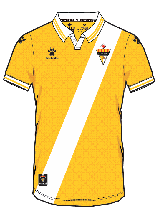 CAMISETA JUGADOR CONGRÉS AMARILLO Y BLANCO