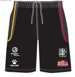 SHORT BASKET SEVILLA FEM CANTERA NEGRO
